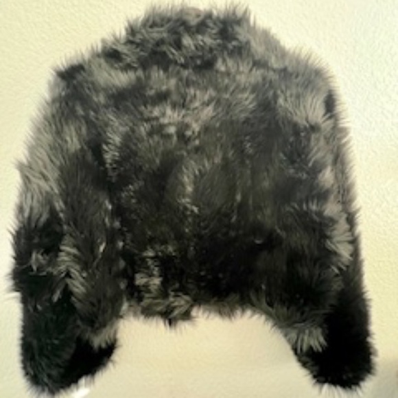 Free People All Night Faux Fur Jacket in Black, Women’s Size Medium NWT - Picture 6 of 14